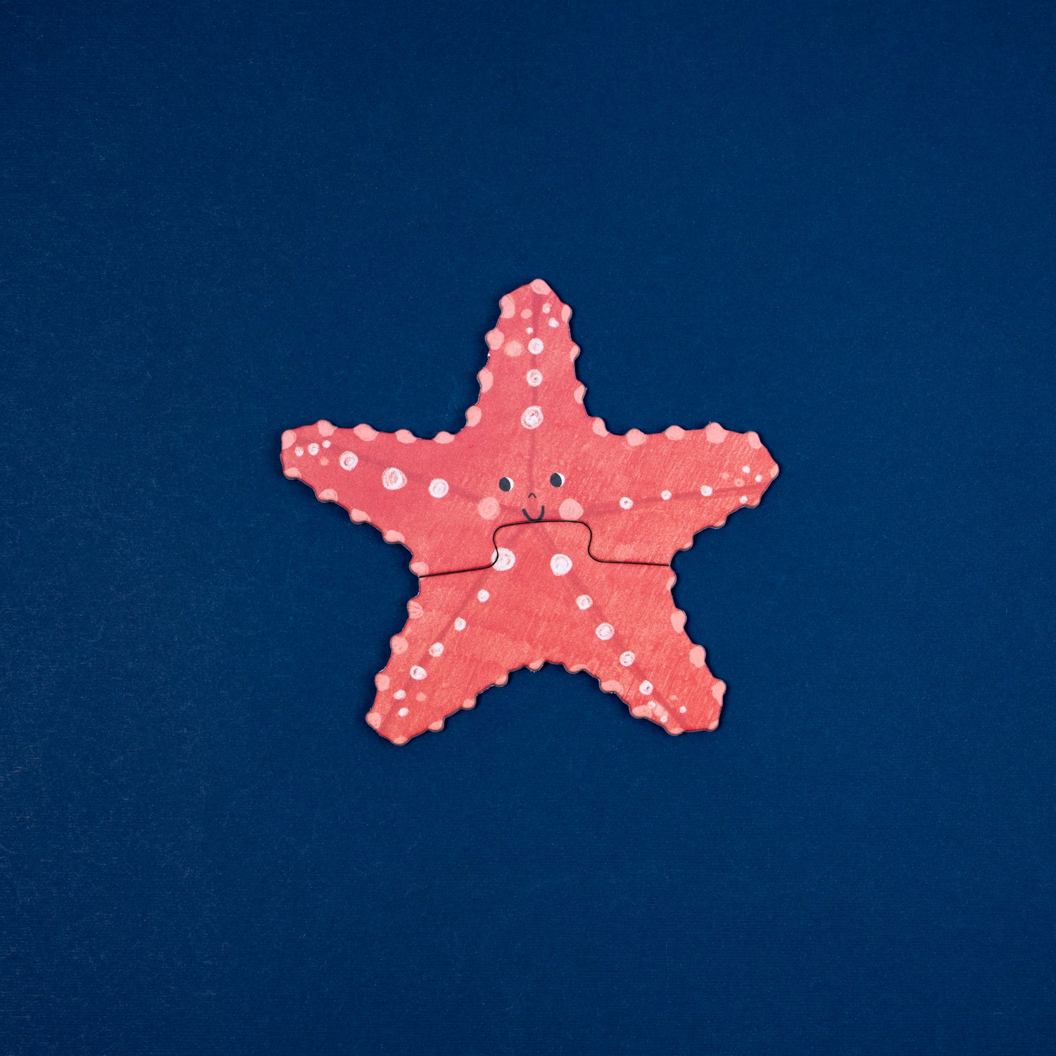 Puzzle con bolsa de tela - Animales del Mar (blue)