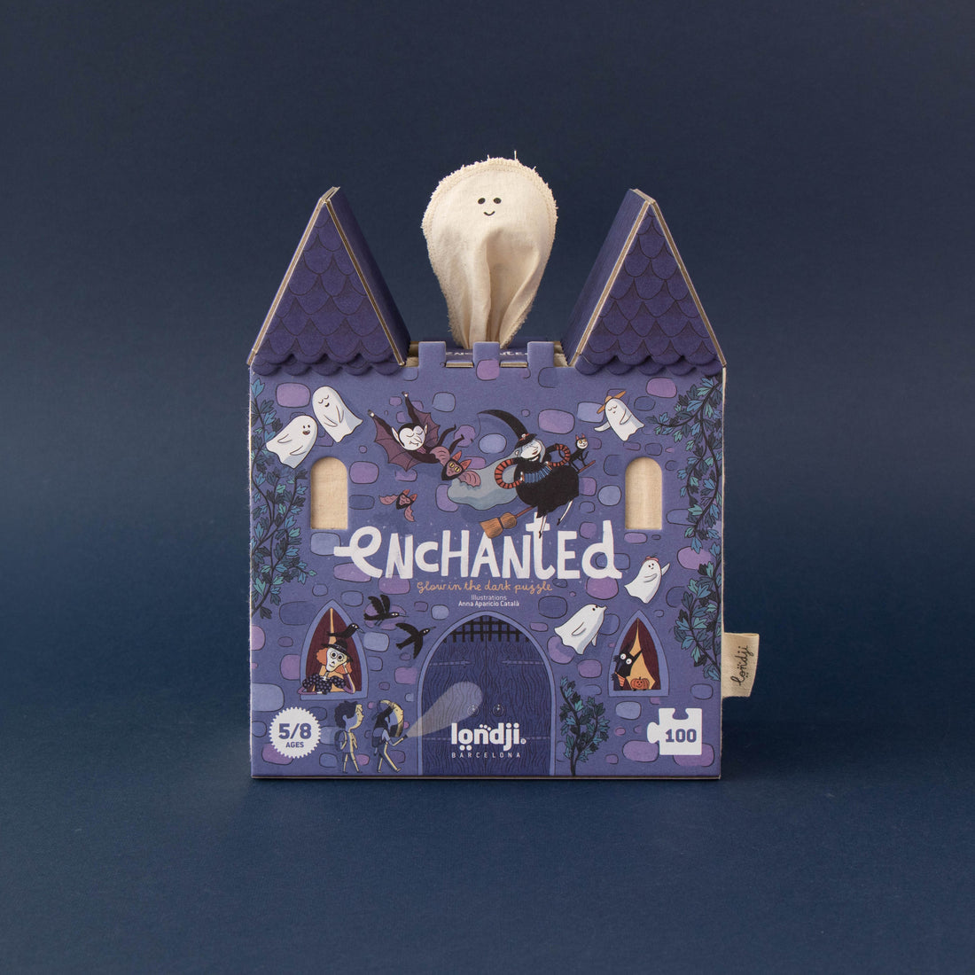 Puzzle con bolsa de tela - Castillo encantado