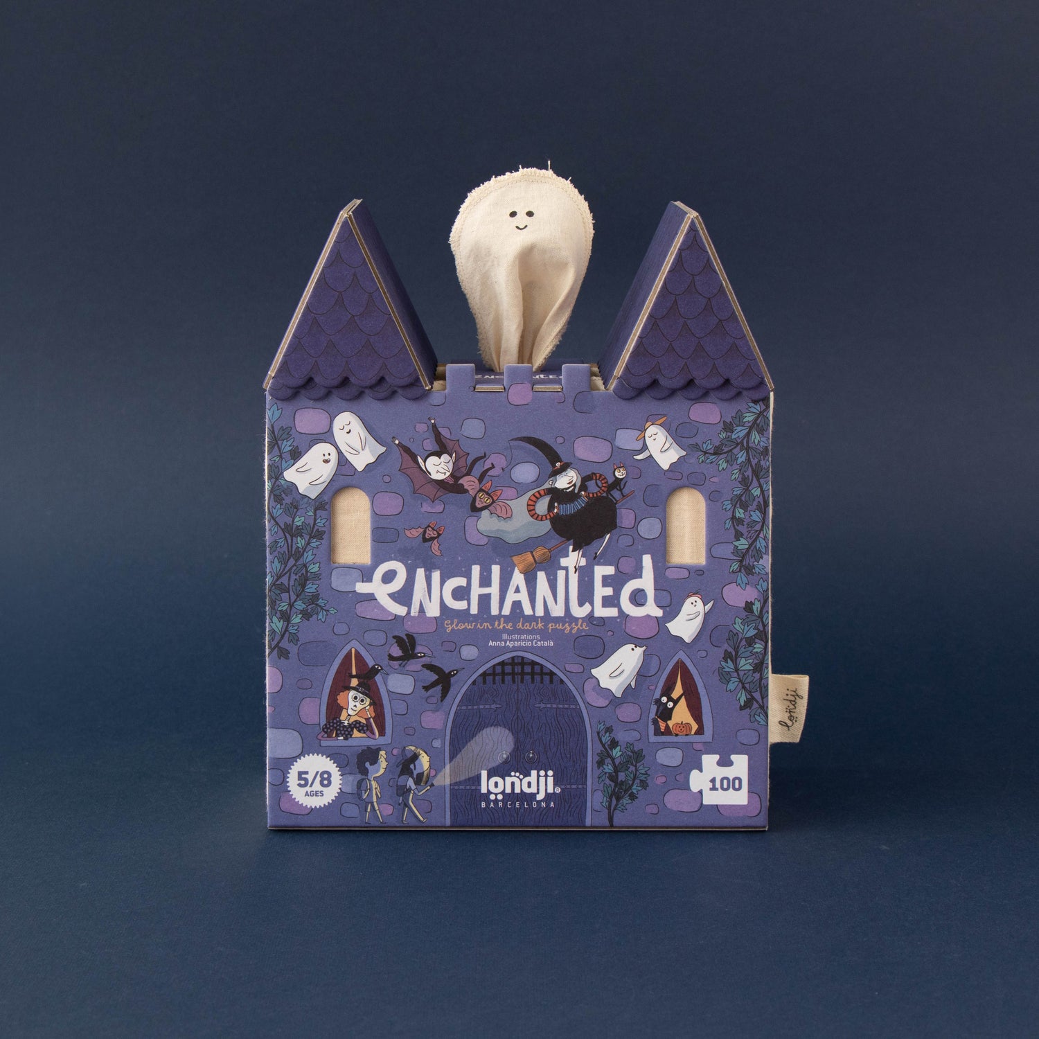 Puzzle con bolsa de tela - Castillo encantado