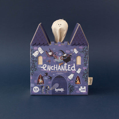 Puzzle con bolsa de tela - Castillo encantado