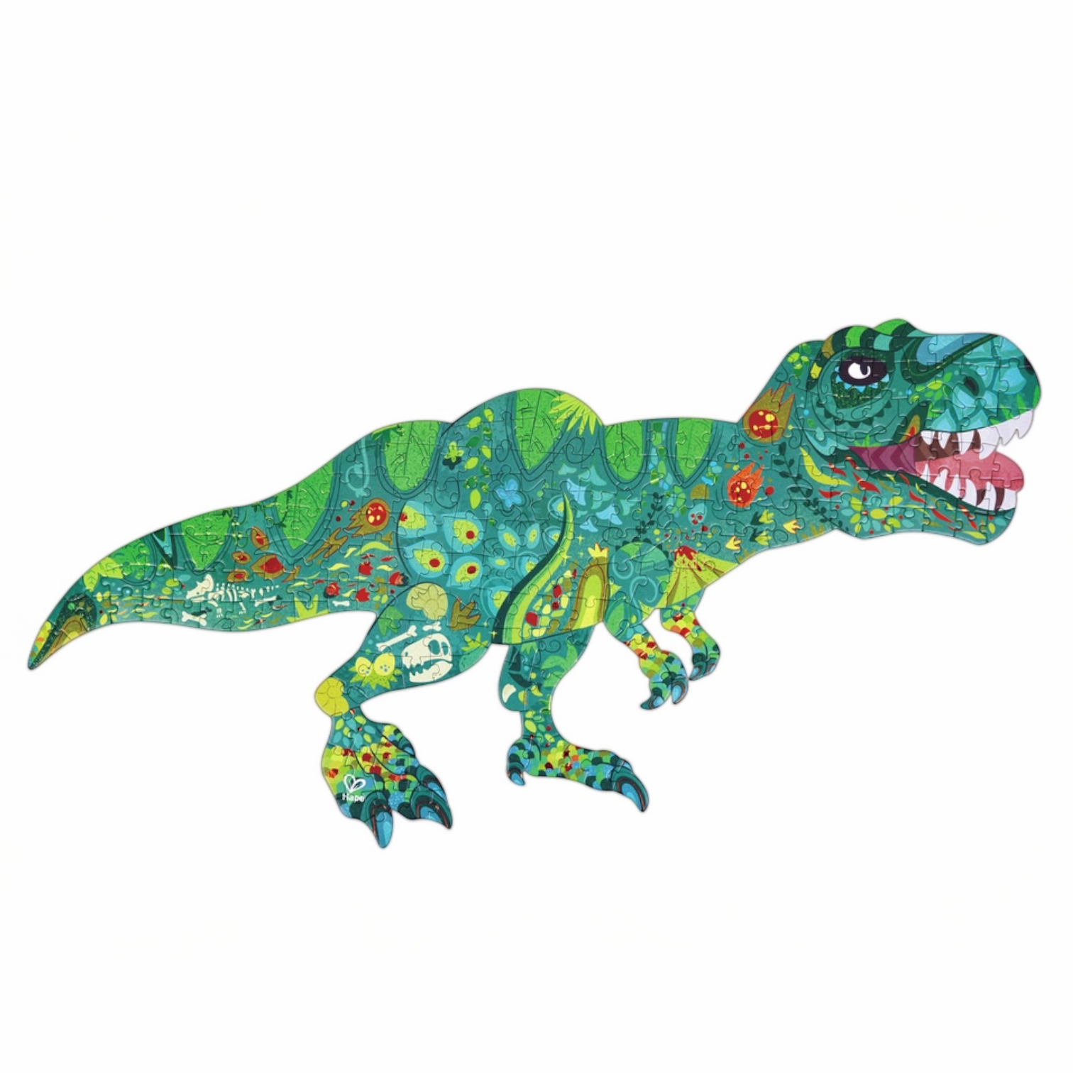 Puzzle XL de suelo - ¡Piezas en formas de Dinosaurios!