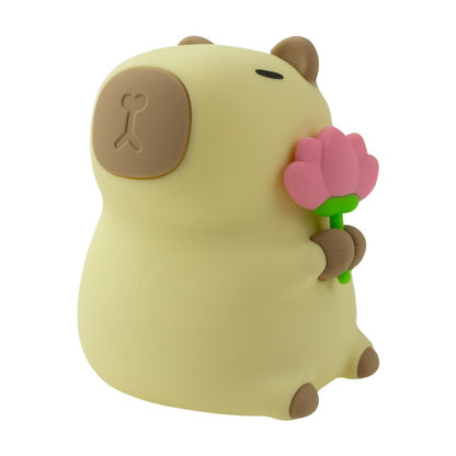 Lámpara de noche LED - Capybara florista