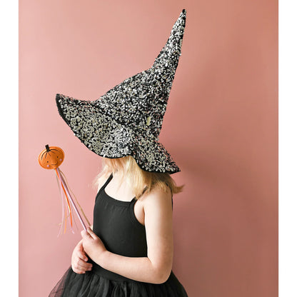 Sombrero de brujas - Terciopelo de lentejuelas