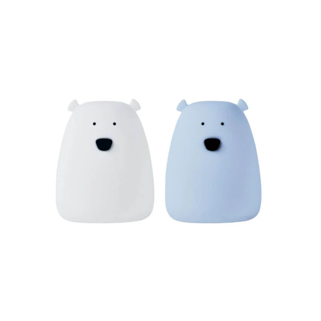 Set de 2 Mini Lámparas - Oso Blanco y Azul Ártico