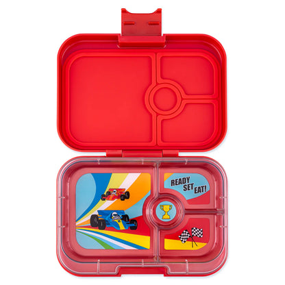 Caja Merienda Yumbox - M - (Panino, 4 compartimentos) - Coches