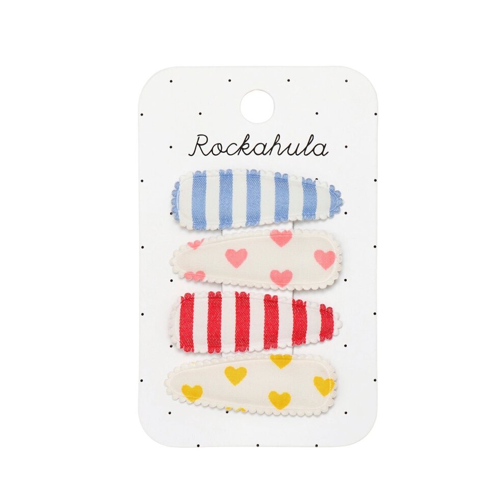 Horquillas Corazones y Rayas marineras
