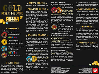 Gold - Mini juego de viaje