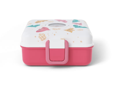 Caja almuerzo Rosa - Pájaros (3 tamaños)