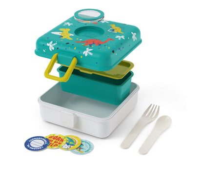Caja almuerzo Azul - Dinosaurios (2 tamaños)
