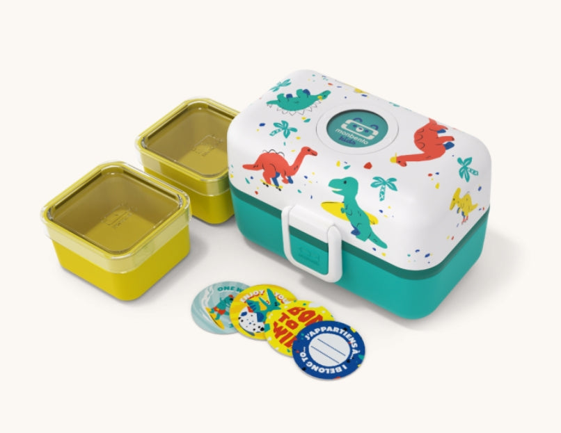Caja almuerzo Azul - Dinosaurios (2 tamaños)