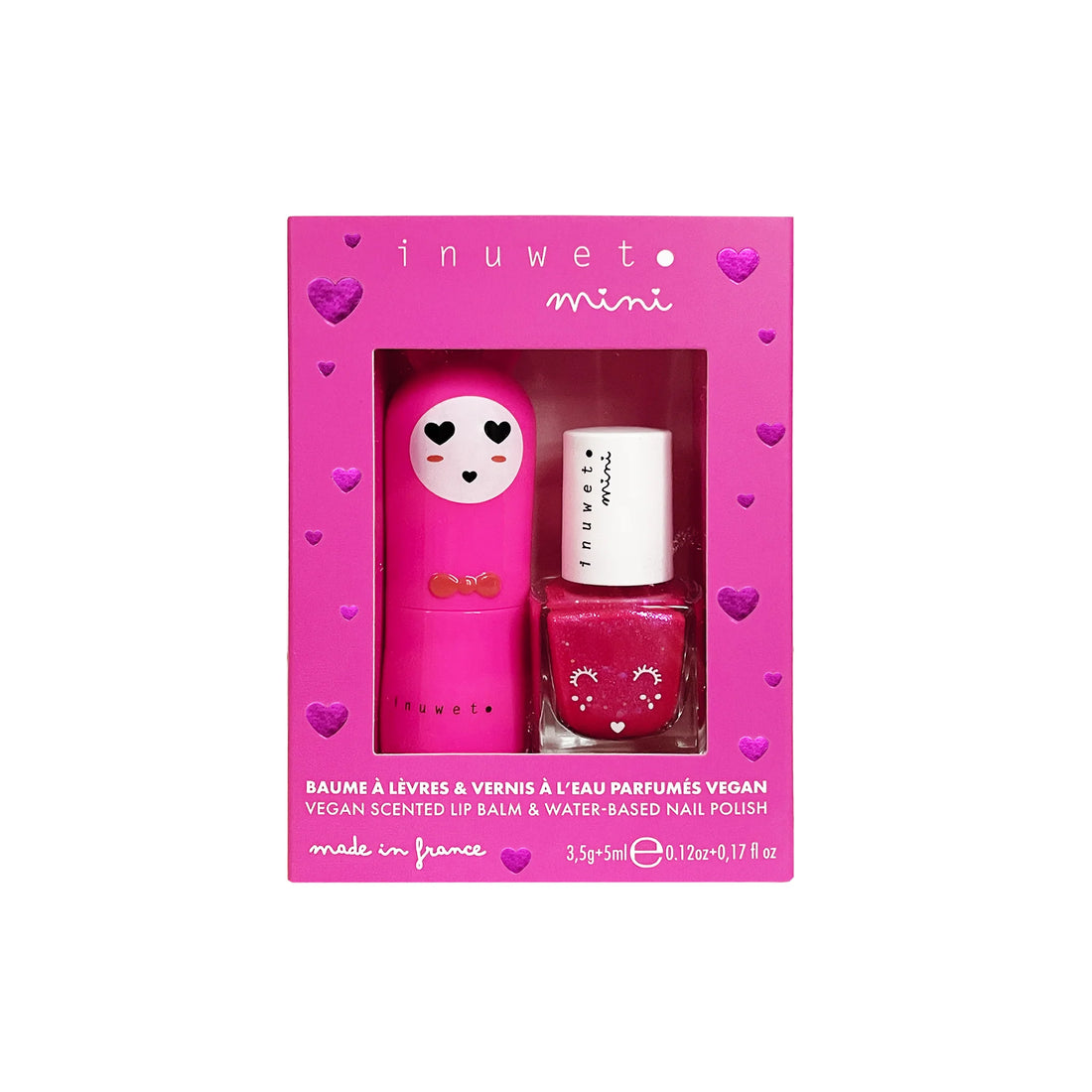 Set dúo - Bálsamo + Pintauñas - Cereza y Fresa