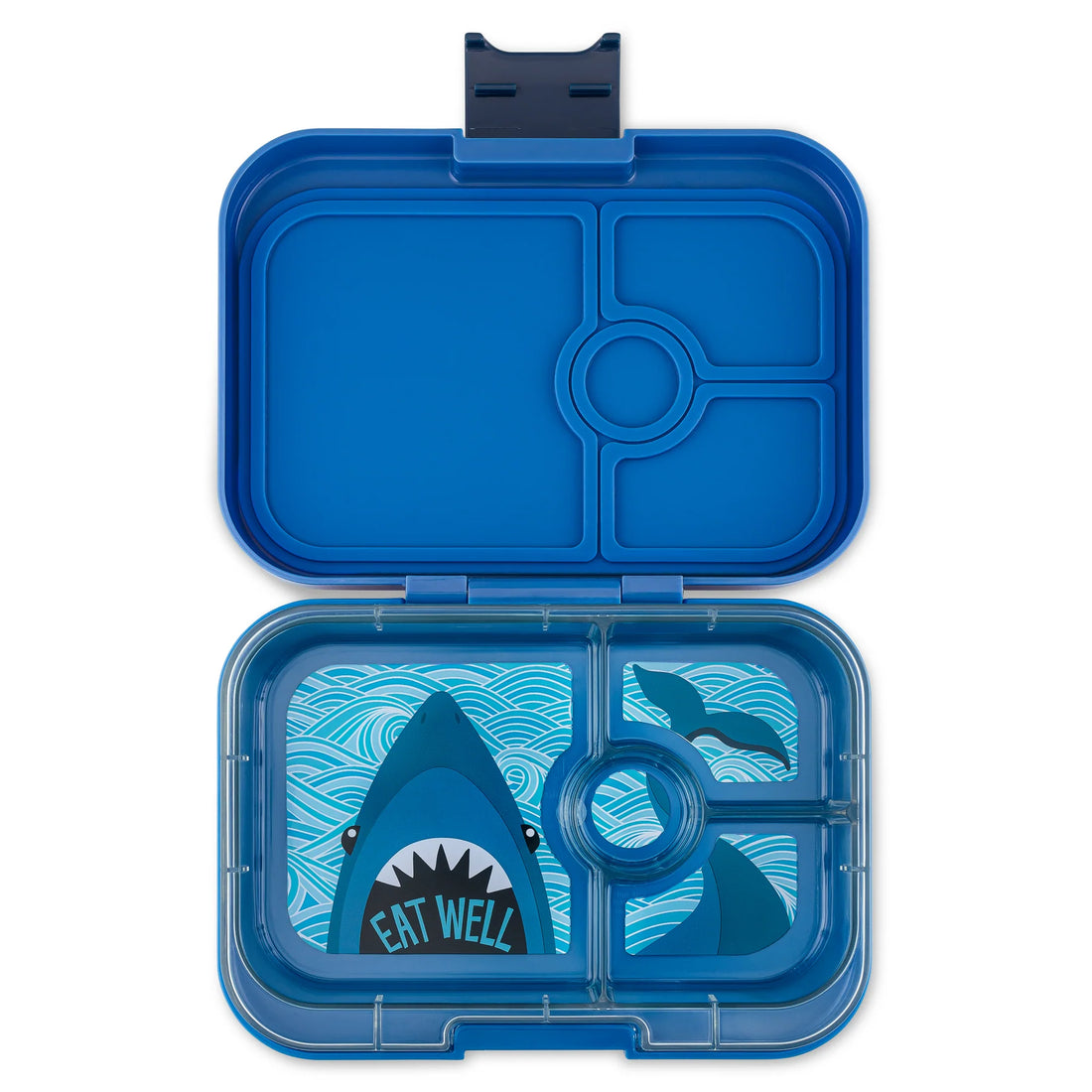 Caja Merienda Yumbox - M - (Panino, 4 compartimentos) - Shark