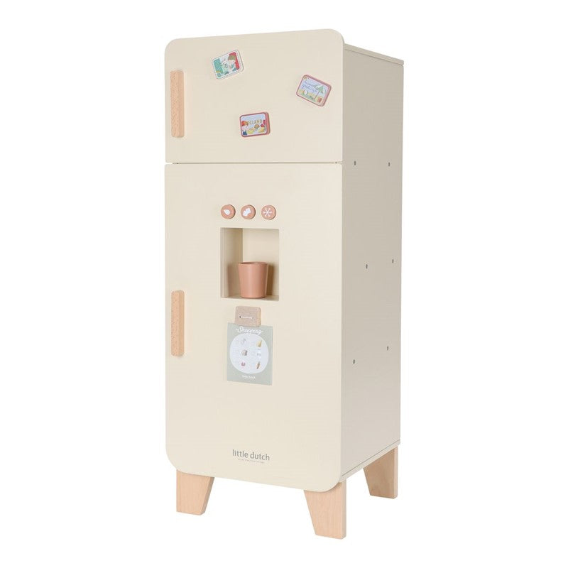 Nevera de Madera con Congelador y Cubitos de Hielo - 🔥 EDICIÓN LIMITADA