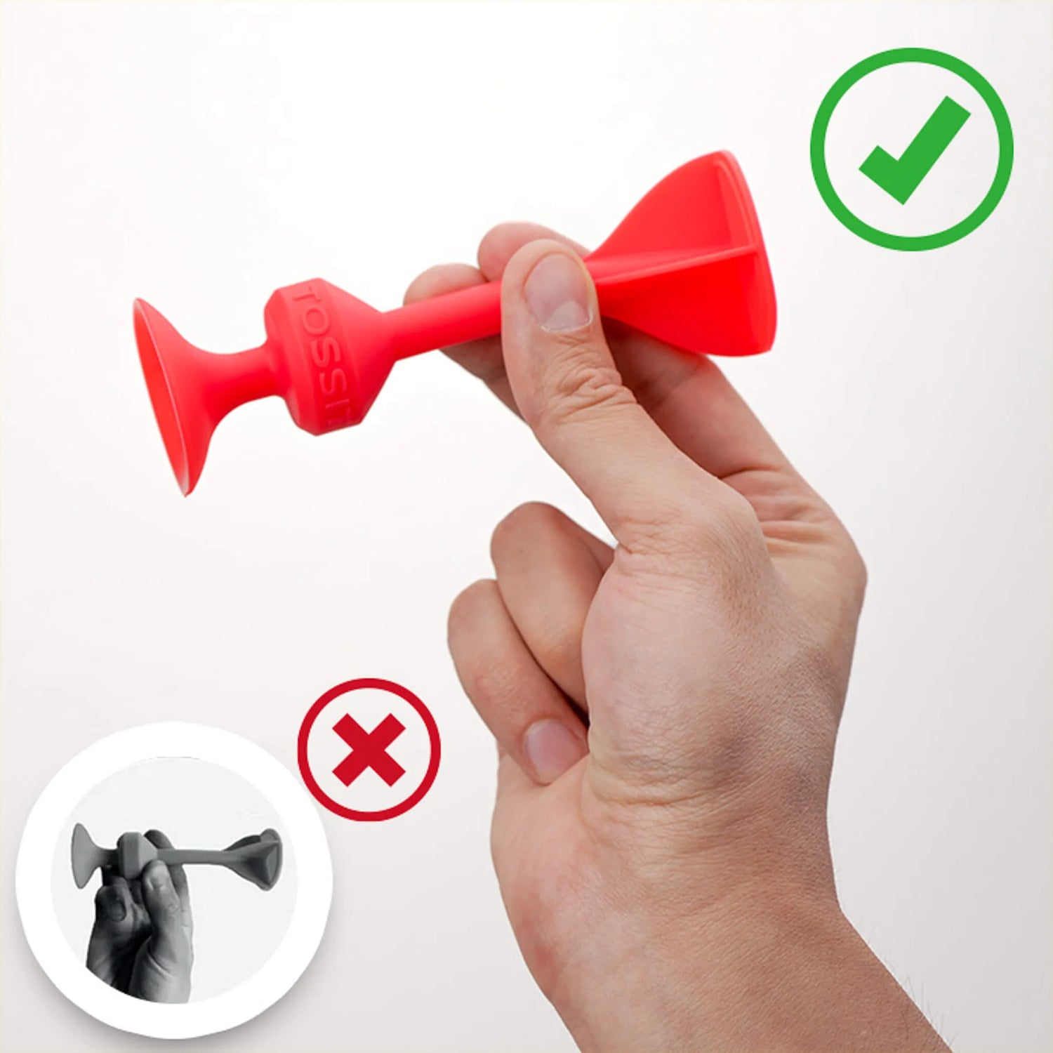 TOSSIT – Dardos de silicona con ventosa