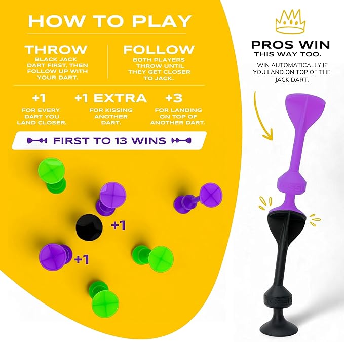 TOSSIT – Dardos de silicona con ventosa