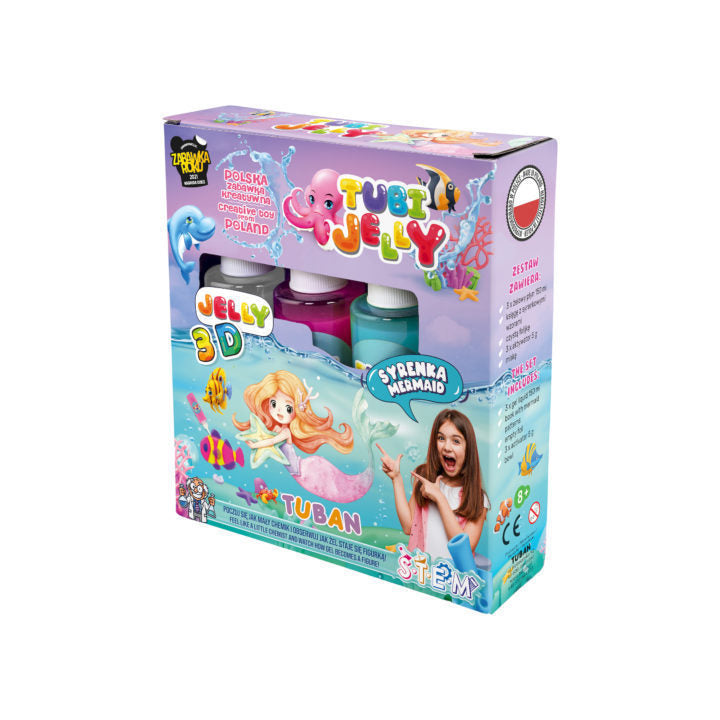 Set de gelatina en tubo - 3 colores (2 modelos)
