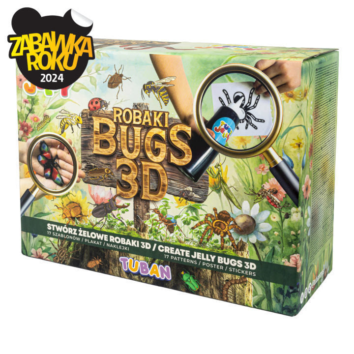 Set de gelatina en tubo - Insectos 3D