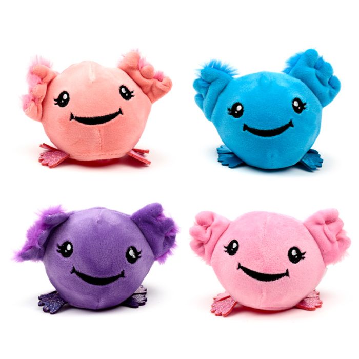 Peluche Estrujable - Queasy Squeezies - Ajolote (Varios colores)