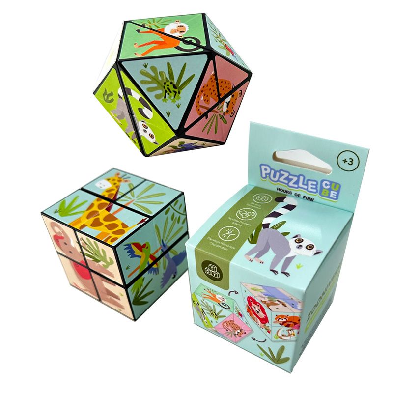 Cubo Puzzle - Animales Zooniverse