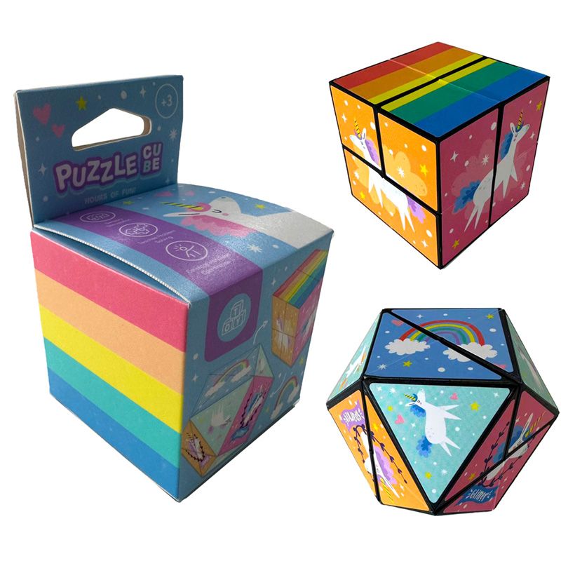 Cubo Puzzle - Unicornio Mágico