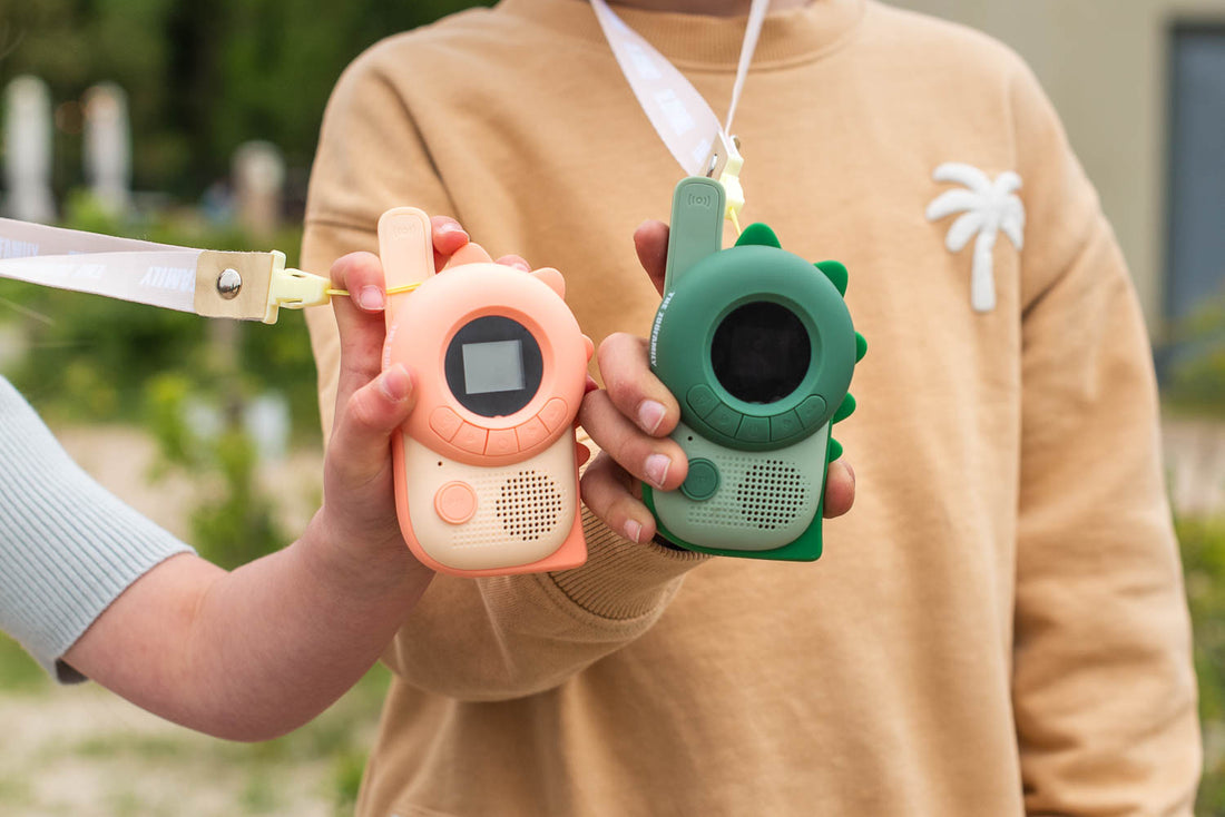 Walkie Talkies - Dino (Verde + Rosa)