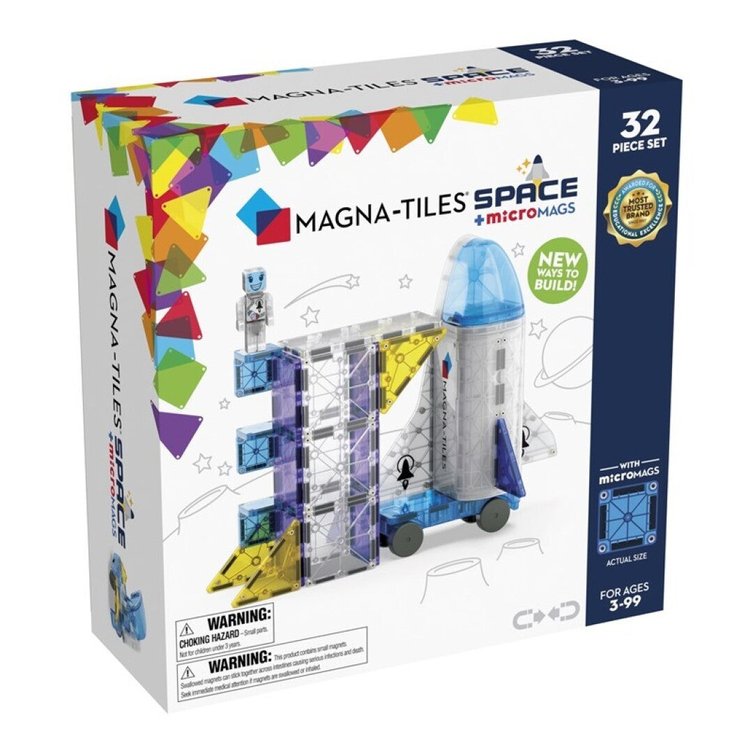 Pack Espacio + MicroMags 32 piezas - MagnaTiles