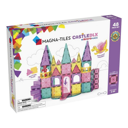 Pack Castillo DLX + MicroMags 48 piezas - MagnaTiles