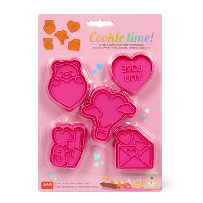 Set de 5 moldes para Galletas - Edición San Valentín