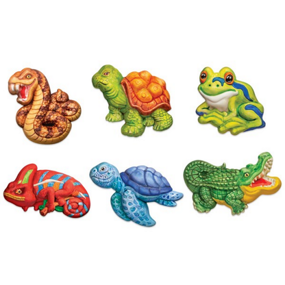 Moldea y pinta imanes - Reptiles y Anfibios