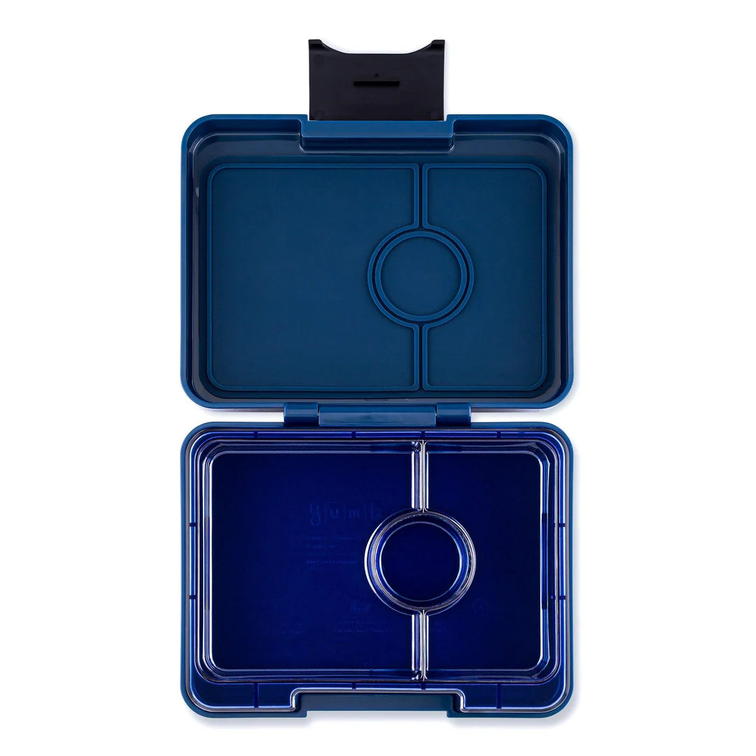 Caja Merienda Yumbox - S - (Snack, 3 compartimentos) - Azul Marino