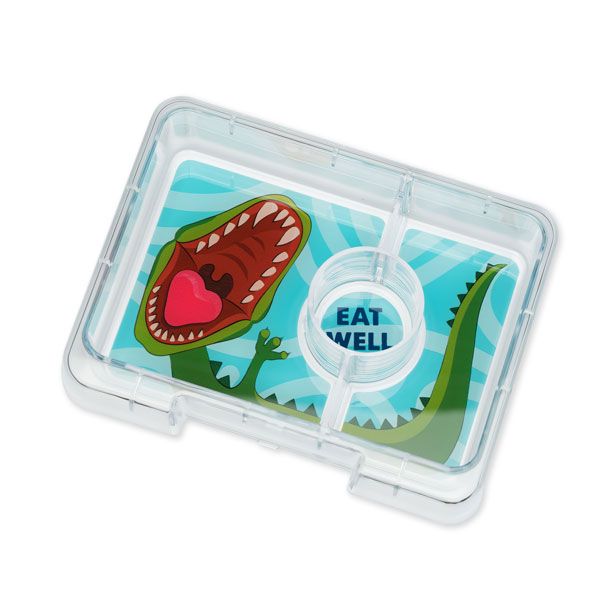 Recambio Yumbox - S - (Snack, 3 compartimentos) - Dinosaurios