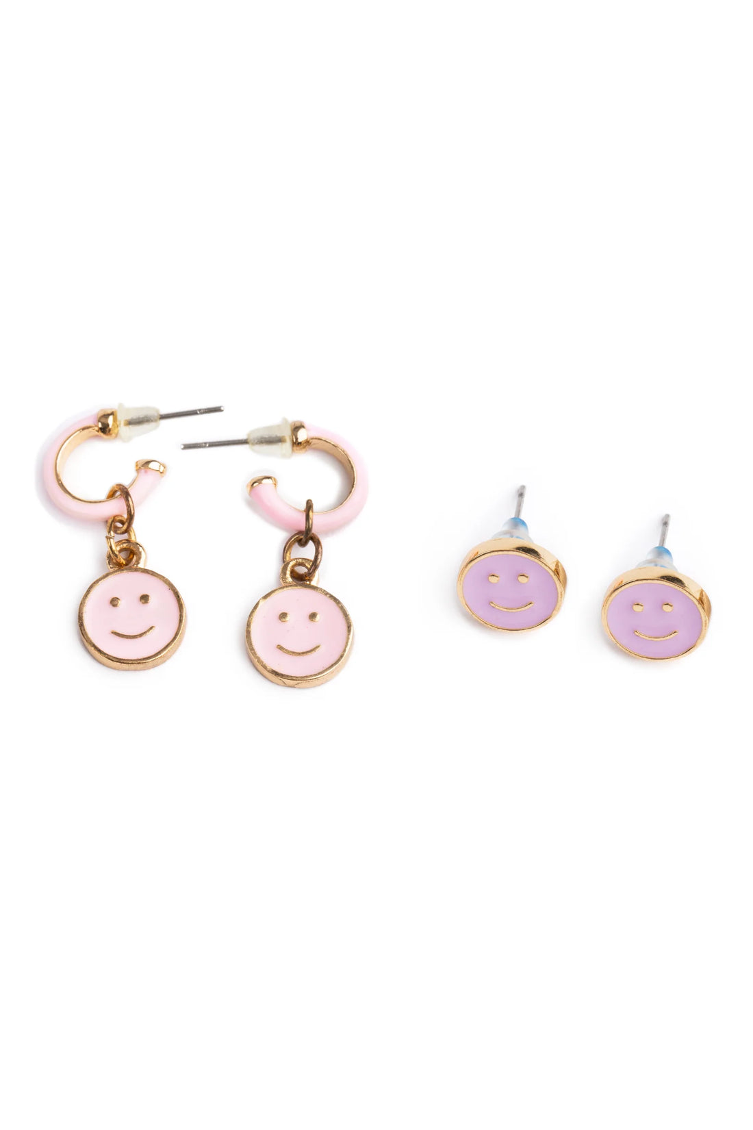 Aretes Smile (pack de dos)