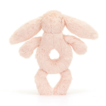 Peluche Sonajero de anillo - Conejo Blush rosa