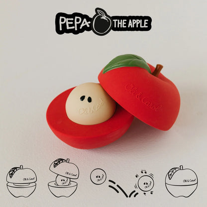 Juguete apilable + Sonajero - Manzana