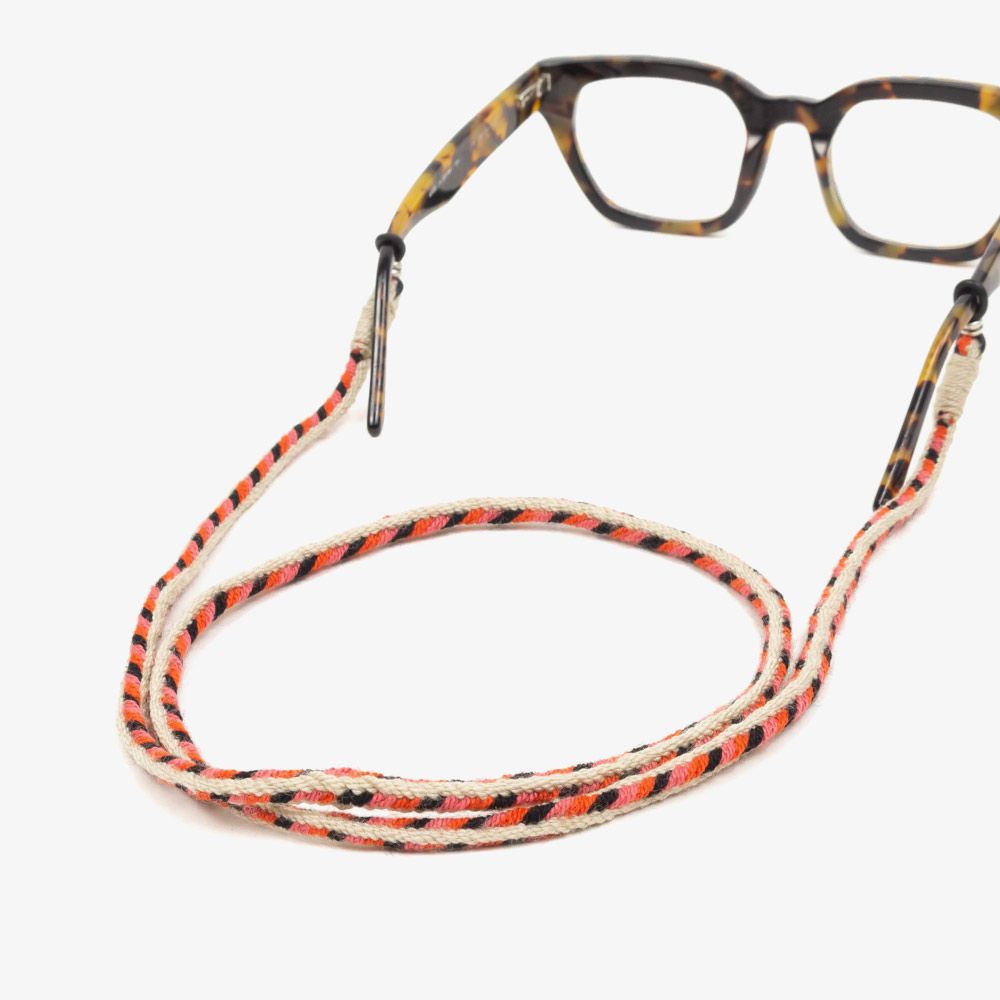 Cordón gafas - Naranja y rosa