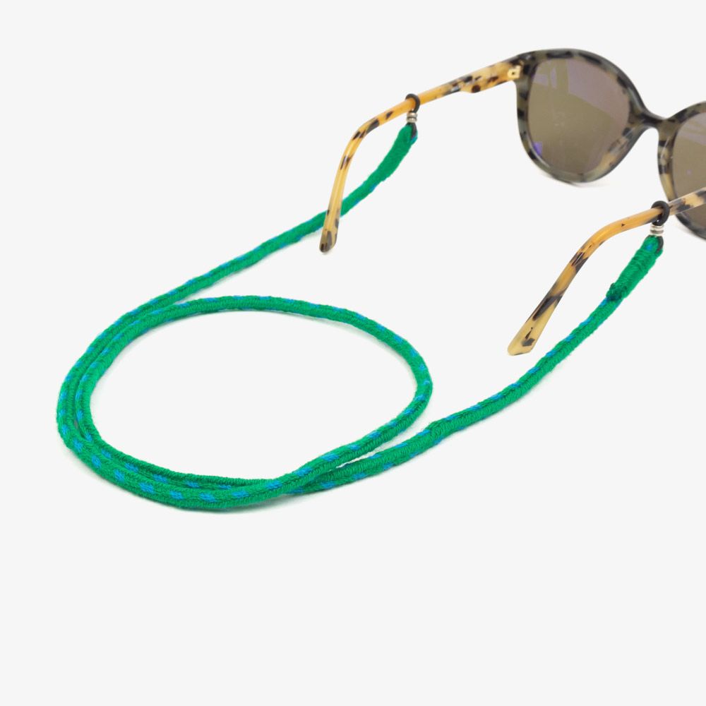 Cordón gafas - Verde y Azul