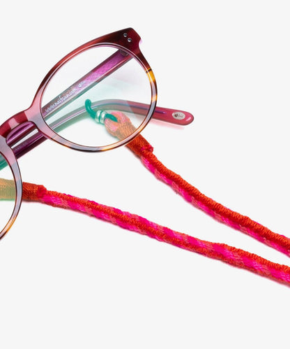 Cordón gafas - Fucsia y Rojo