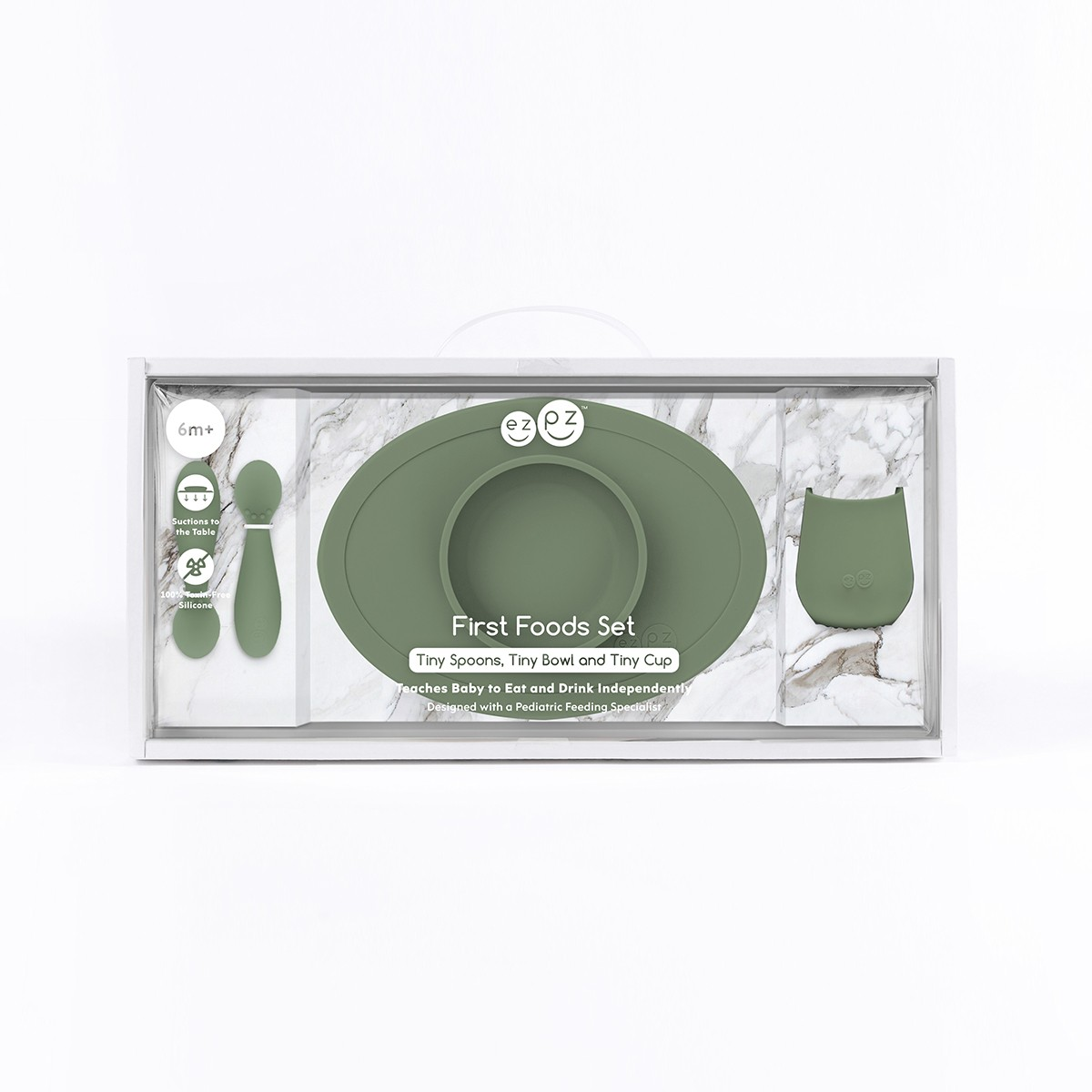 Set de primeros alimentos ( Bowl + Vaso + Cubiertos)