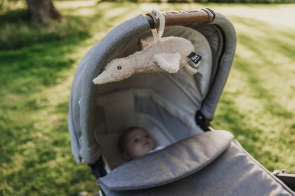 Mini Peluche Colgador (con sonido) - Beige