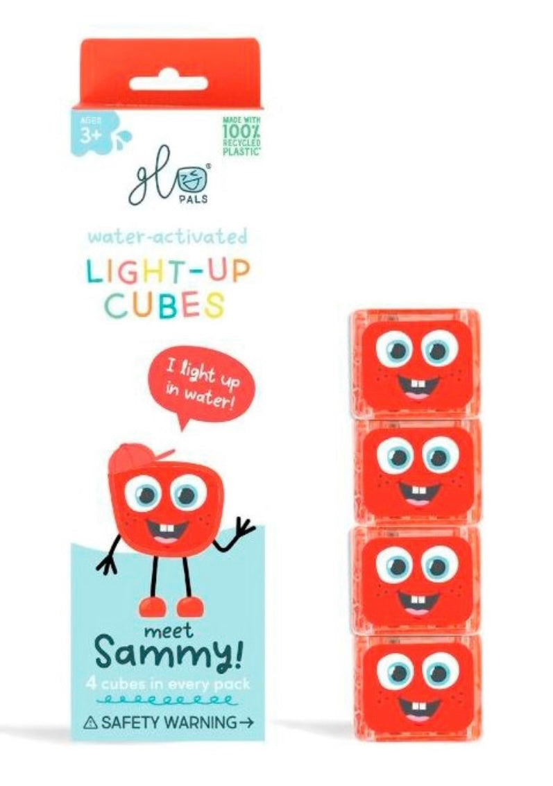 Glo Pals – Luces Sensoriales para el Baño - Set de 4 cubos