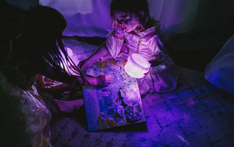 Glo Pals – Luces Sensoriales para el Baño - Set de 4 cubos