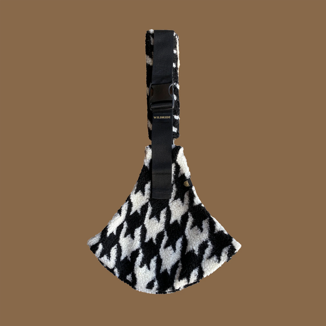 Portabebé Wildride - Houndstooth Teddy Carrier