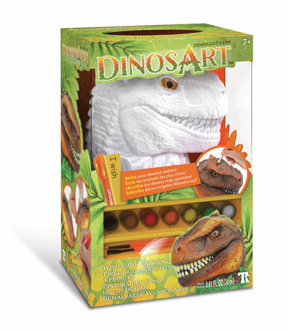 Hucha para pintar - Dinosaurio T-Rex