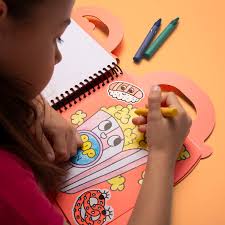 Libro para colorear + Pegatinas - Camión helados