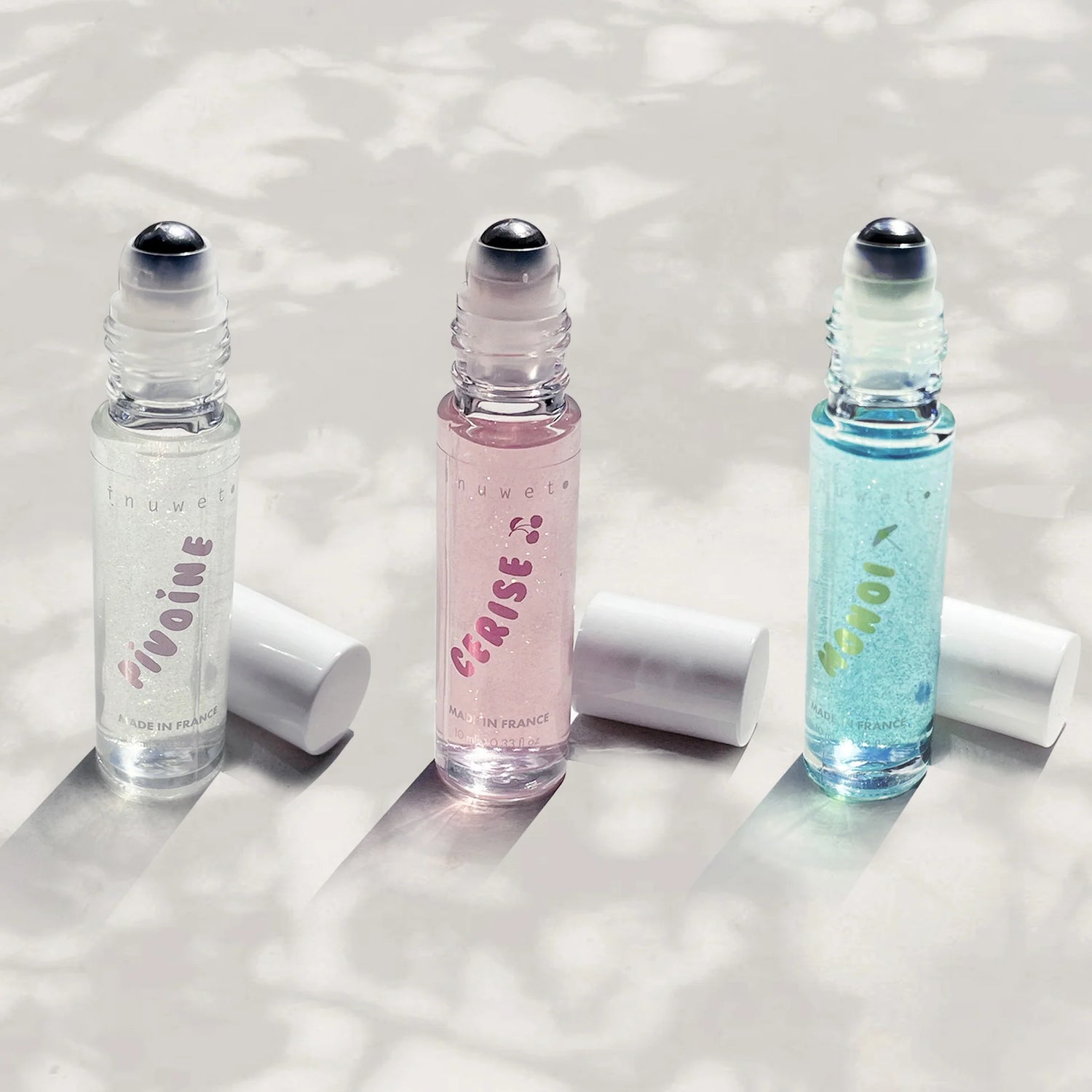 Perfume en gel con purpurina - Cherry glitter