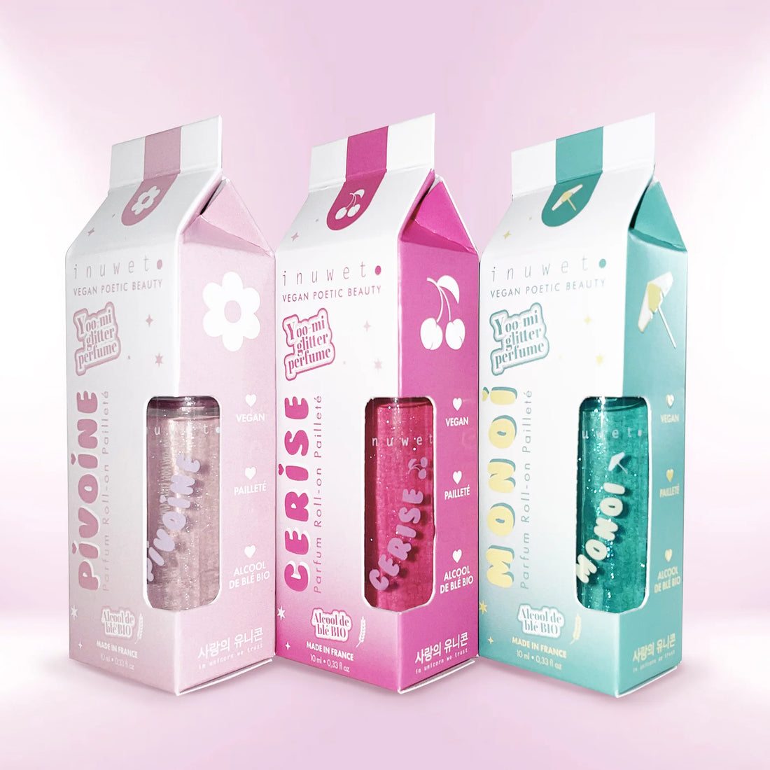 Perfume en gel con purpurina - Monoï Brillo