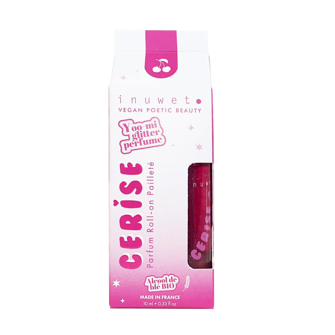 Perfume en gel con purpurina - Cherry glitter