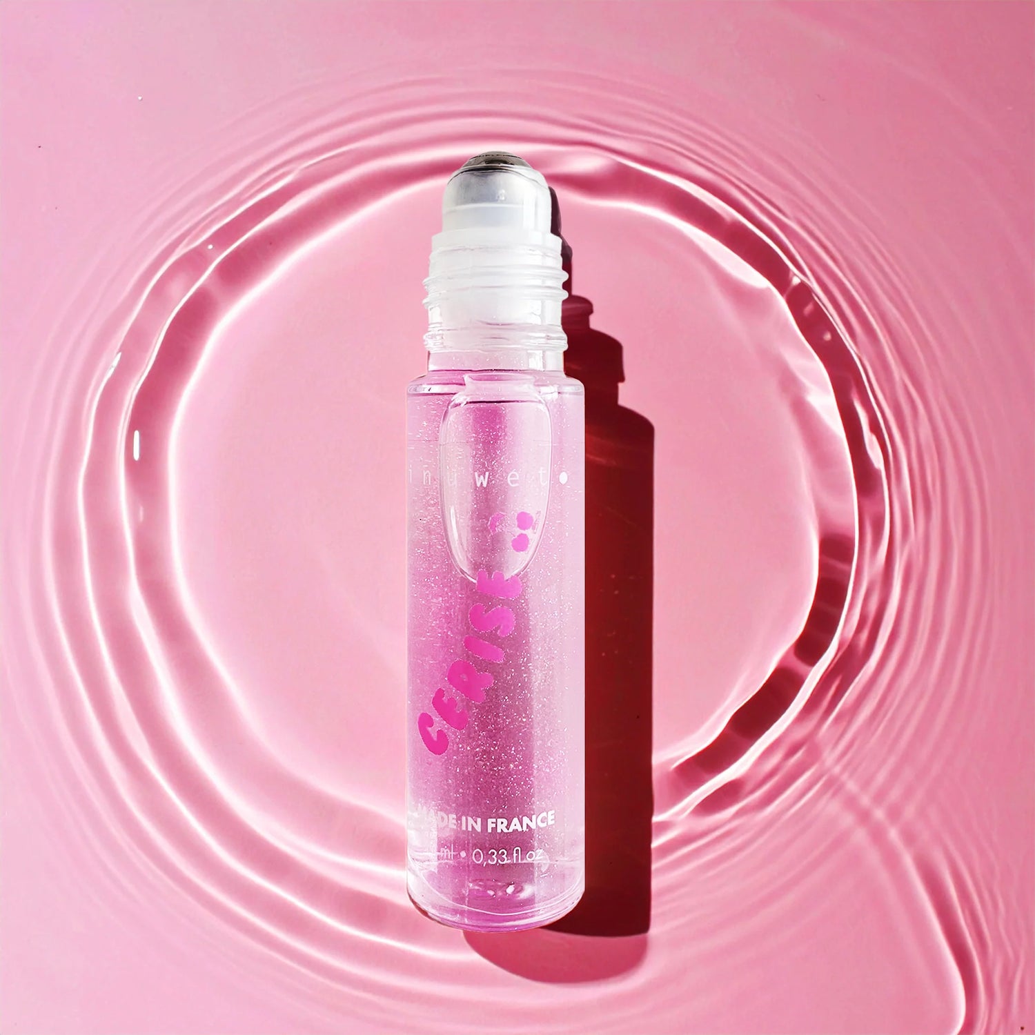 Perfume en gel con purpurina - Cherry glitter