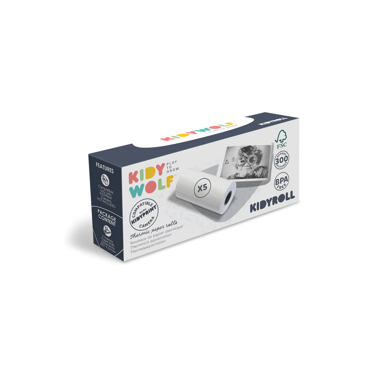 Repuesto papel (Cámara instantánea) - 5 uds