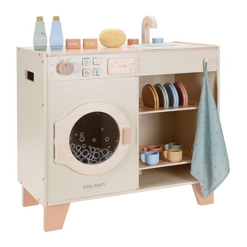 Lavadora y Fregadero de Madera 🔥 EDICIÓN LIMITADA